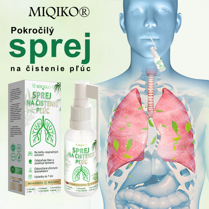 [Oficiálny Značkový Flagship-Store]💝 MIQIKO® Pokročilý Sprej na Čistenie Pľúc (🌿 Odporúčaný špecialistami na pľúca 🌿)