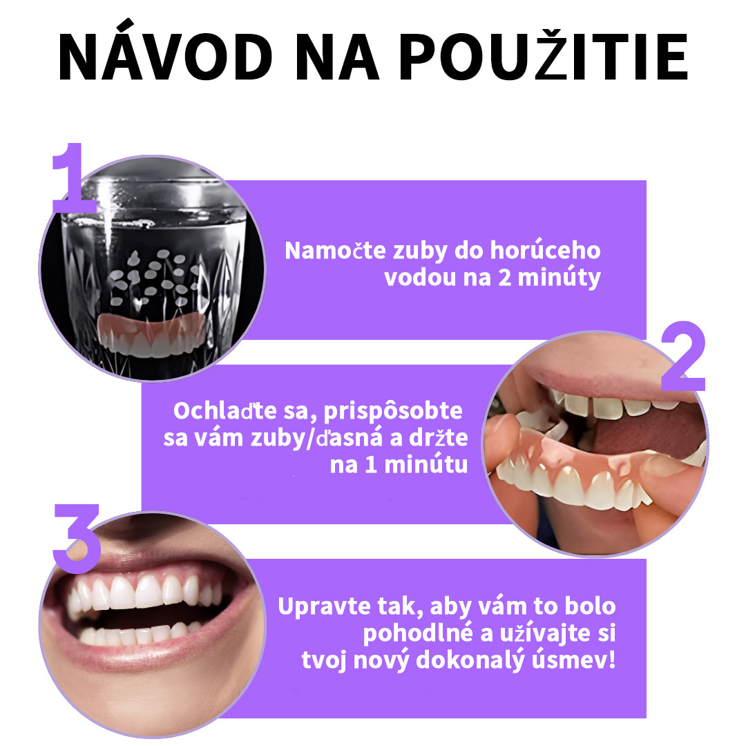 𝐁𝐢𝐤𝐞𝐧𝐝𝐚™💡Súprava silikónových zubných protéz 🏆🔥 Limitovaná zľava Posledných 30 minút🦷